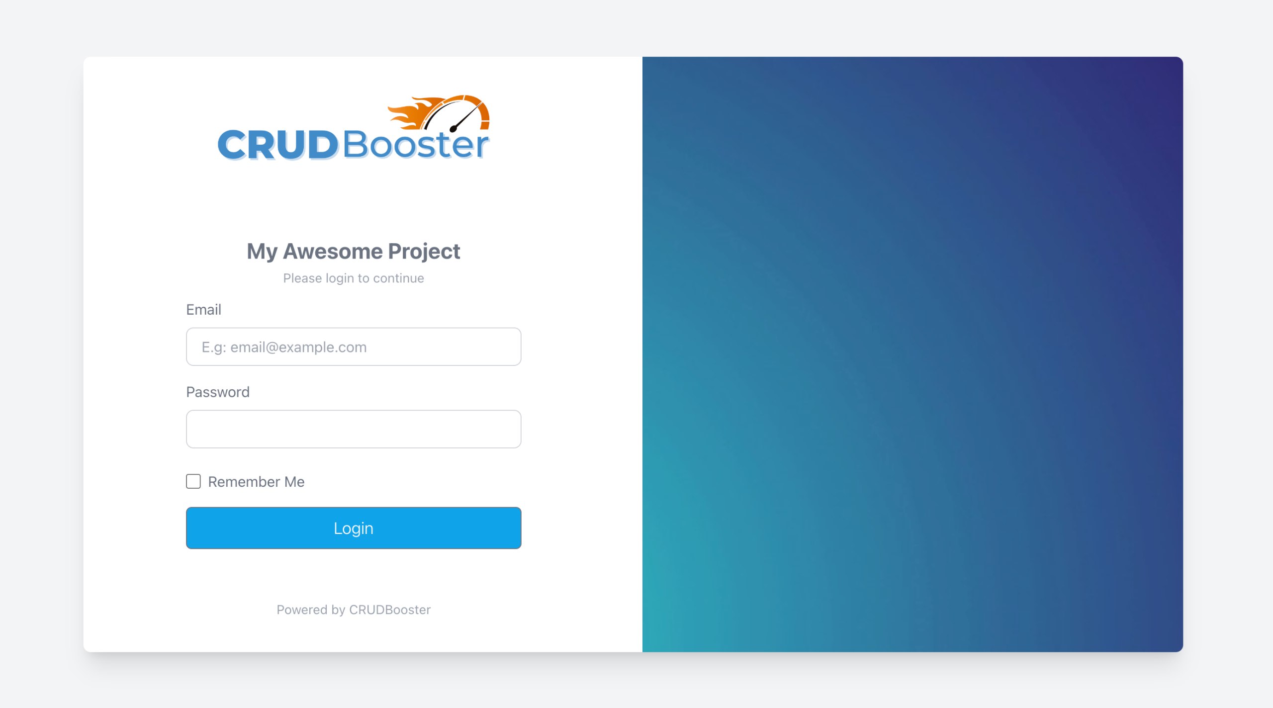 Login Crudbooster